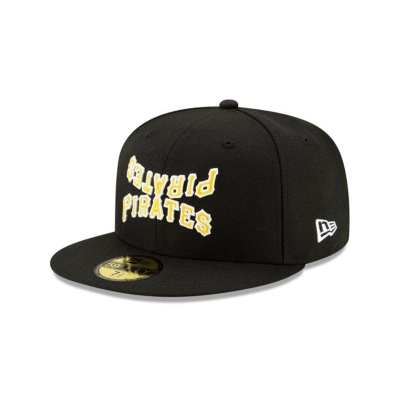 Pittsburgh Pirates Gorra | New Era MLB Team Mirror 59fifty Fitted Cap Mexico - Negros